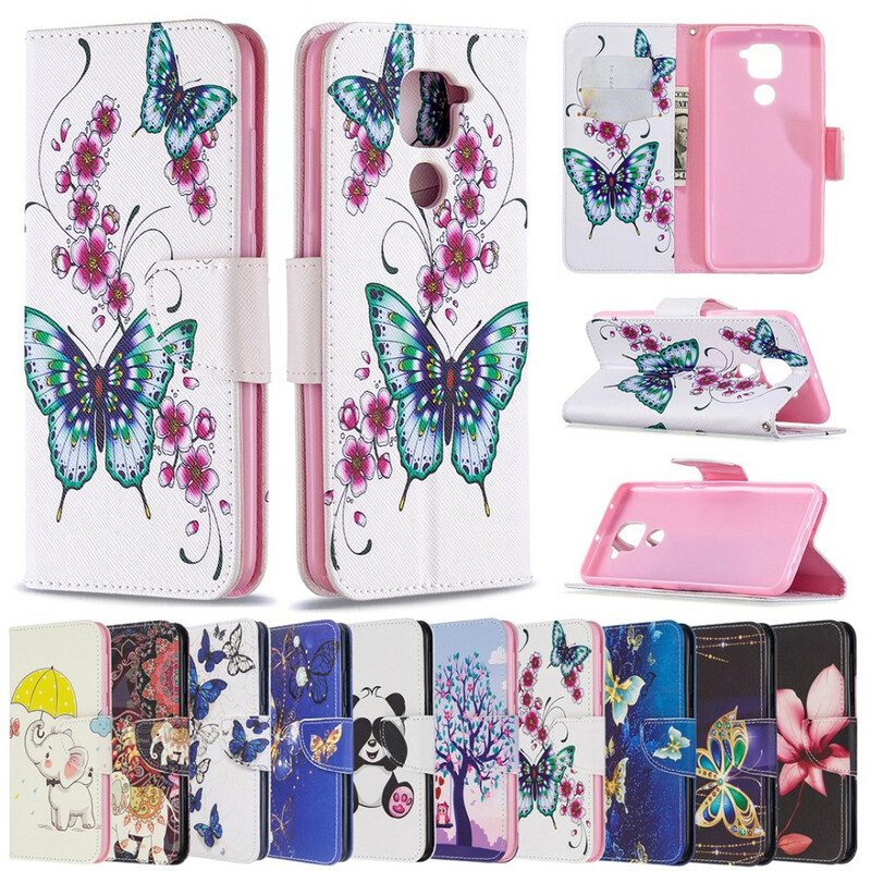 Folio Cover Xiaomi Redmi Note 9 Meravigliose Farfalle