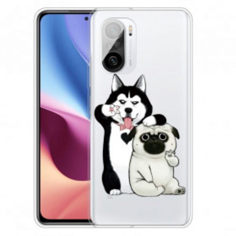 Cover Poco F3 Cani Divertenti