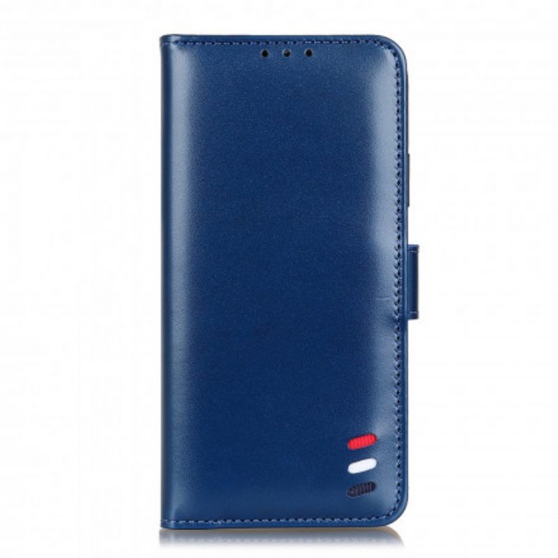 Folio Cover Poco F3 Effetto Pelle Tricolore