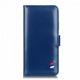 Folio Cover Poco F3 Effetto Pelle Tricolore