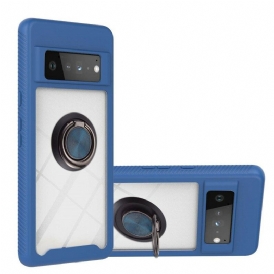 Cover Google Pixel 6 Pro Bordi Smussati Ibridi Con Anello