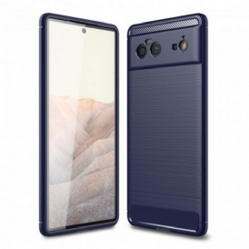 Cover Google Pixel 6 Pro Fibra Di Carbonio Spazzolata