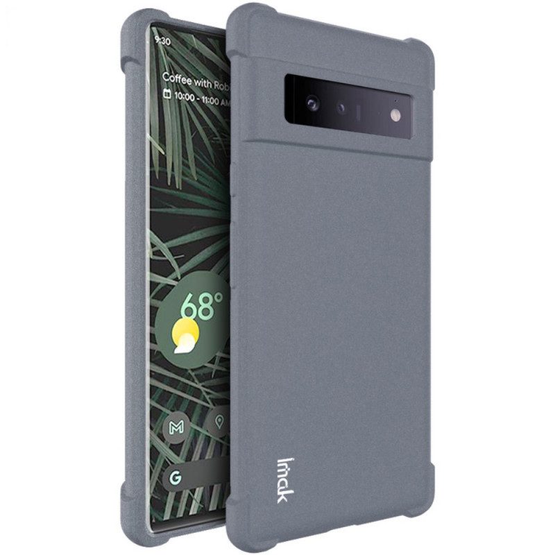 Cover Google Pixel 6 Pro Silicone Flessibile Con Pellicola Per Schermo Imak