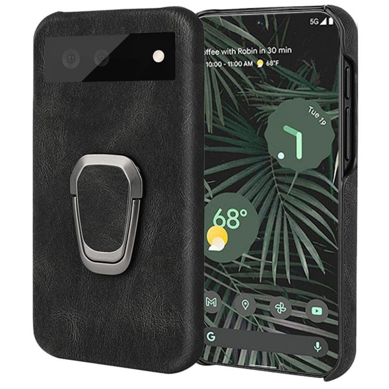 Cover Google Pixel 6 Pro Supporto Anello Elegance Effetto Pelle Nuovi Colori