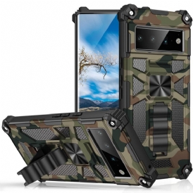 Cover Google Pixel 6 Pro Supporto Rimovibile Mimetico