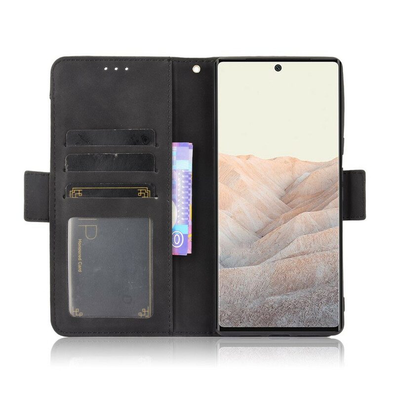 Custodia in pelle Google Pixel 6 Pro Classe Premier Multi-carta