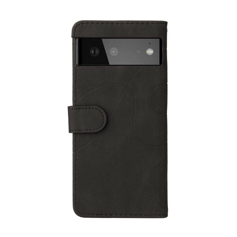 Custodia in pelle Google Pixel 6 Pro Ecopelle Firmata Bicolore