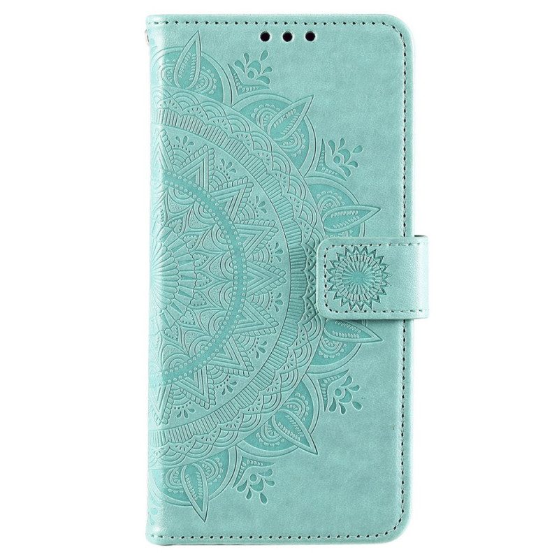 Custodia in pelle Google Pixel 6 Pro Mandala Del Sole