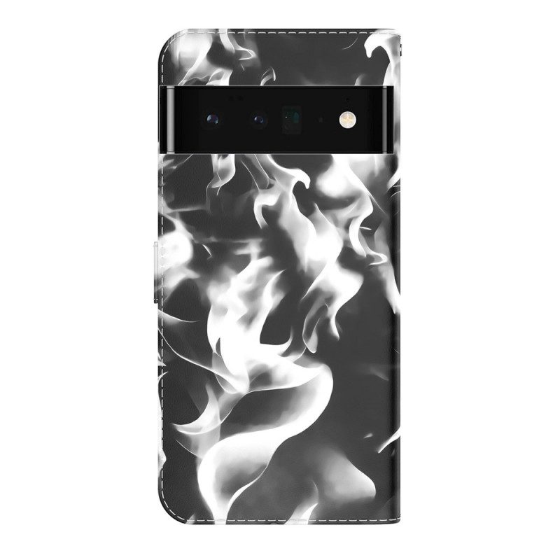 Custodia in pelle Google Pixel 6 Pro Modello Astratto