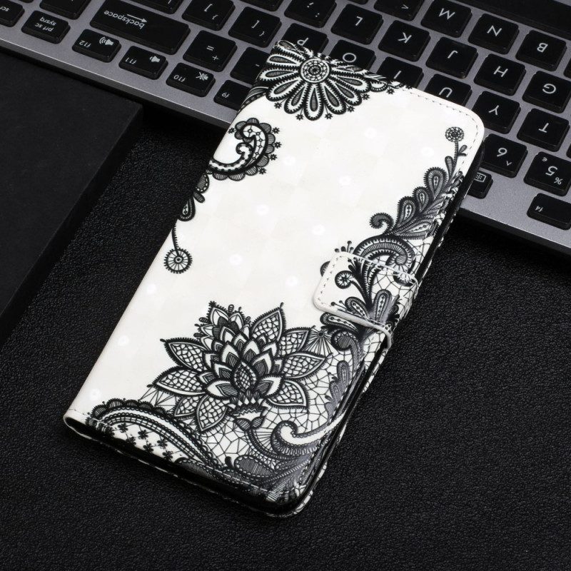 Custodia in pelle Google Pixel 6 Pro Pizzo Elegante