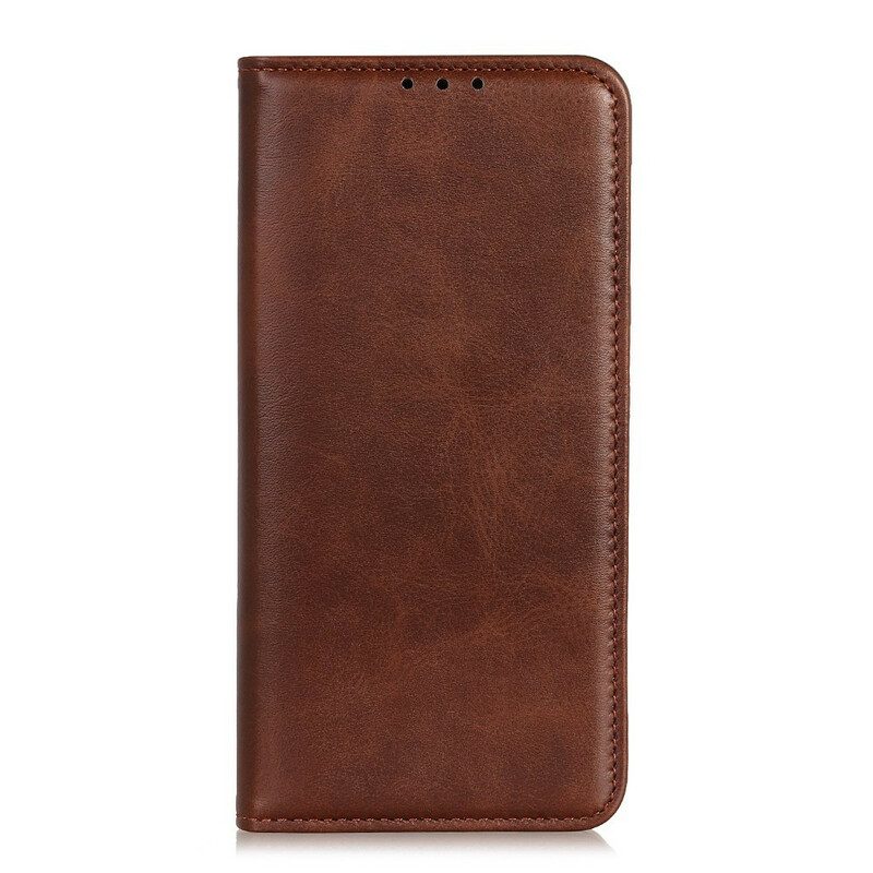 Folio Cover Google Pixel 6 Pro Custodia in pelle Crosta Di Pelle Opaca