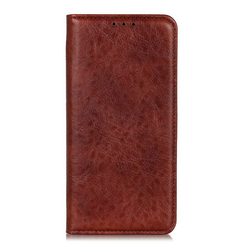 Folio Cover Google Pixel 6 Pro Custodia in pelle Crosta Di Pelle Testurizzata