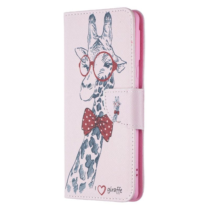 Folio Cover Google Pixel 6 Pro Giraffa Intelligente