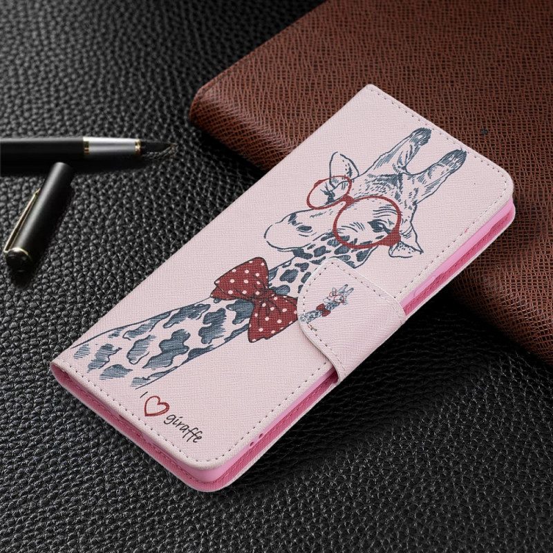 Folio Cover Google Pixel 6 Pro Giraffa Intelligente