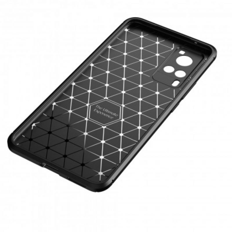 Cover Vivo X60 Struttura Flessibile In Fibra Di Carbonio