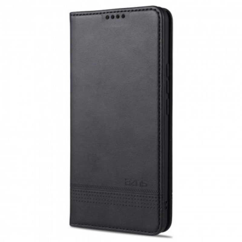 Folio Cover Vivo X60 Custodia in pelle Stile In Pelle Azns