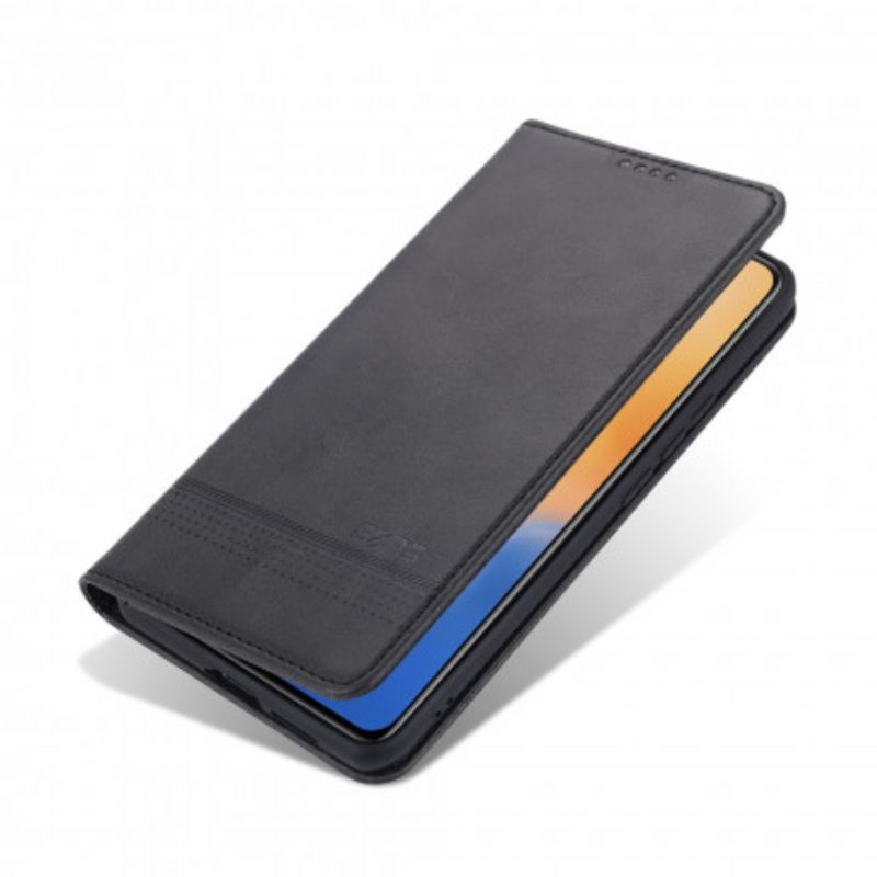 Folio Cover Vivo X60 Custodia in pelle Stile In Pelle Azns