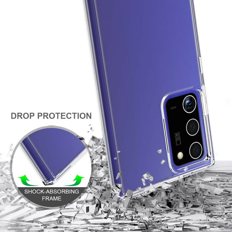 Cover Samsung Galaxy Note 20 Ultra Bordi Colorati In Acrilico