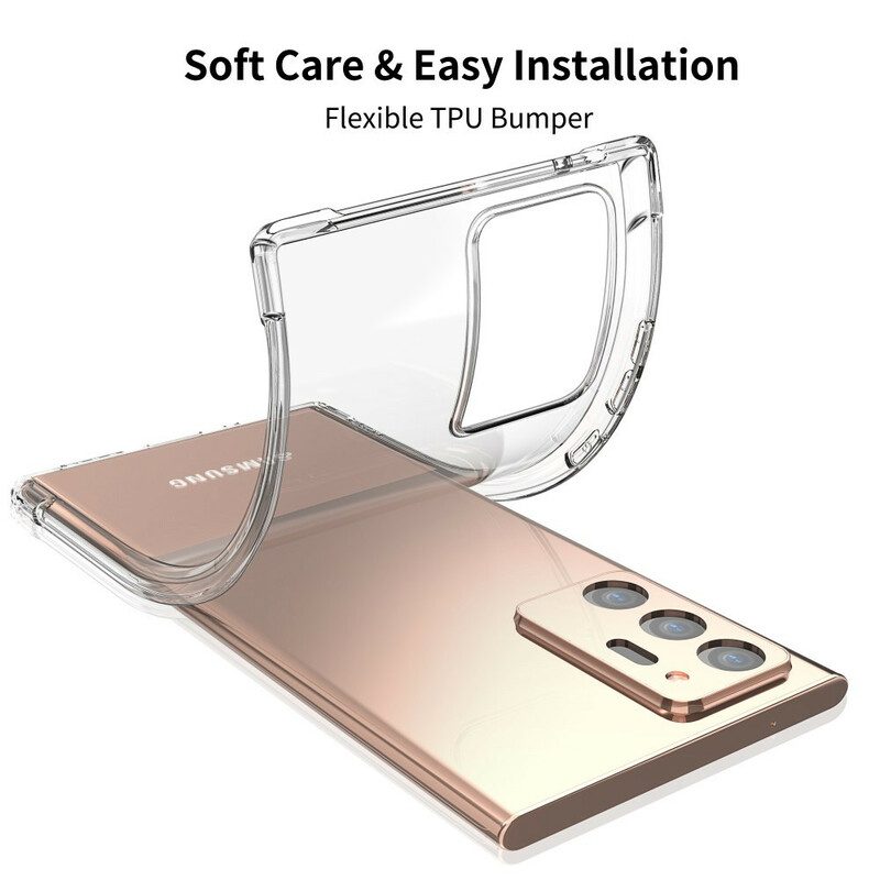 Cover Samsung Galaxy Note 20 Ultra Cuscini Leeu Trasparenti