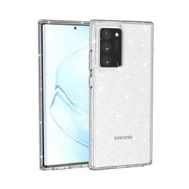 Cover Samsung Galaxy Note 20 Ultra Polvere Glitterata