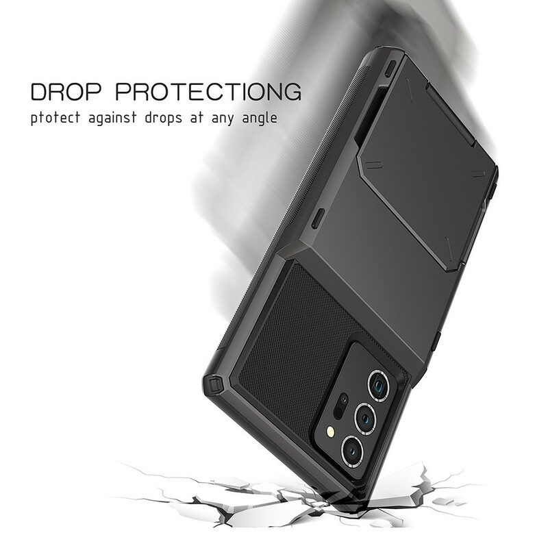 Cover Samsung Galaxy Note 20 Ultra Trappola Porta Carte E Supporto