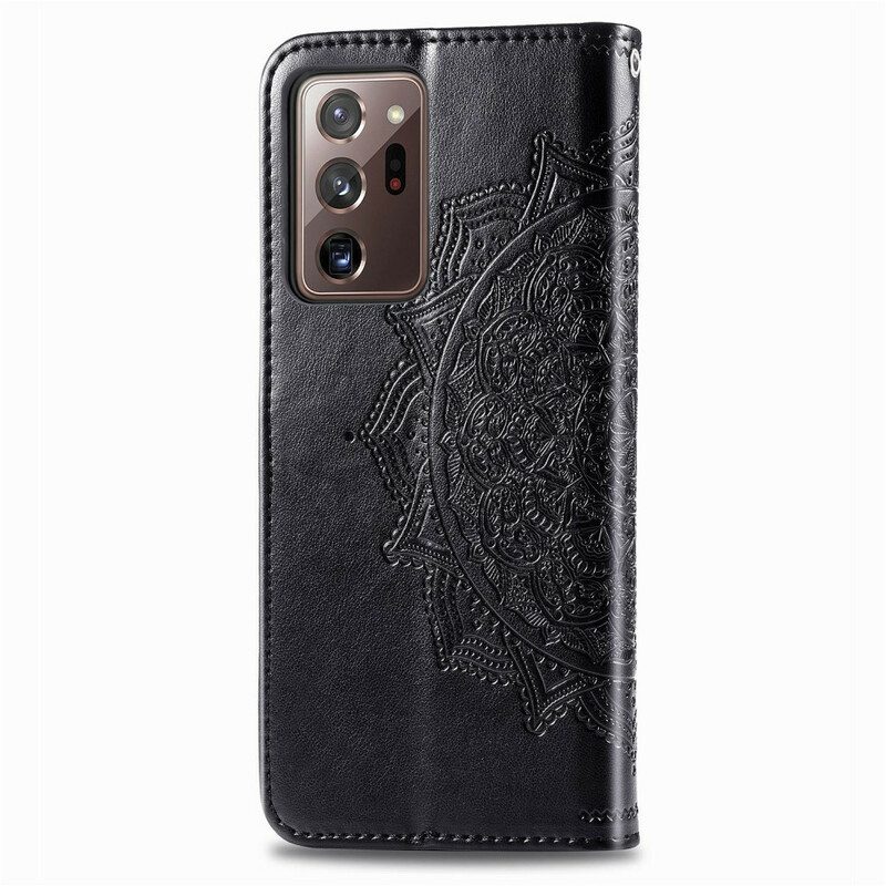 Custodia in pelle Samsung Galaxy Note 20 Ultra Mandala Medioevo