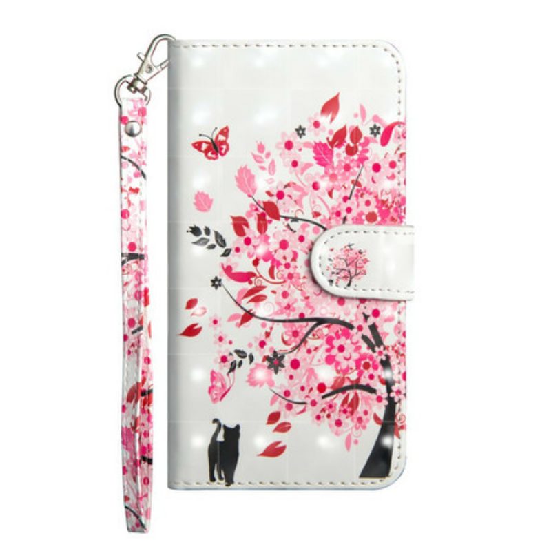 Folio Cover Samsung Galaxy Note 20 Ultra Albero Rosa