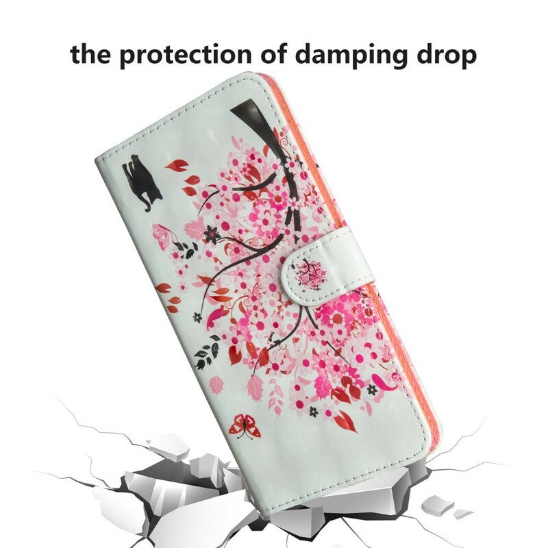 Folio Cover Samsung Galaxy Note 20 Ultra Albero Rosa