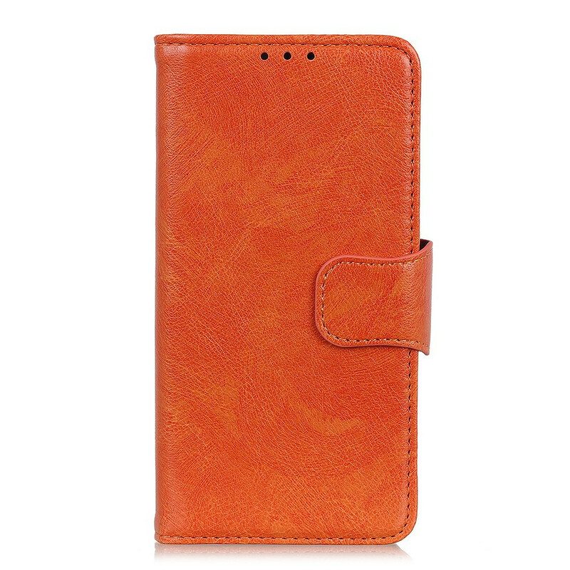 Folio Cover Samsung Galaxy Note 20 Ultra Crosta Di Nappa