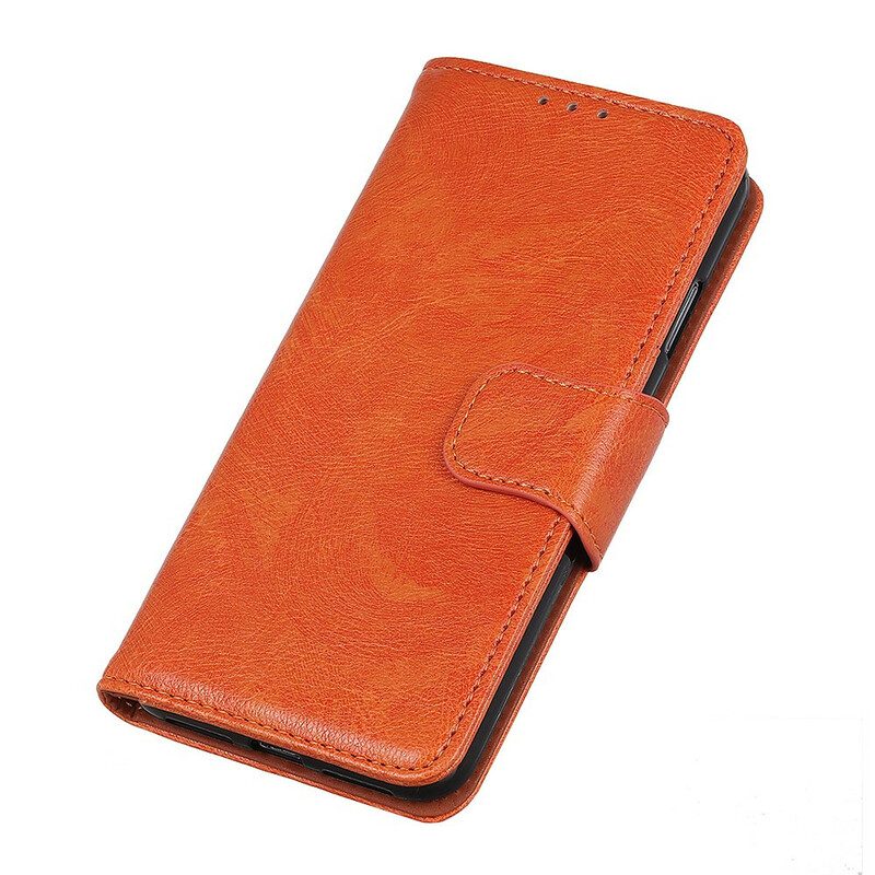 Folio Cover Samsung Galaxy Note 20 Ultra Crosta Di Nappa