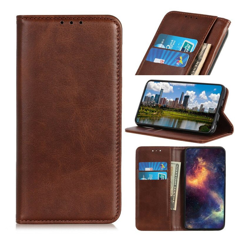 Folio Cover Samsung Galaxy Note 20 Ultra Custodia in pelle Pelle Crosta Eleganza