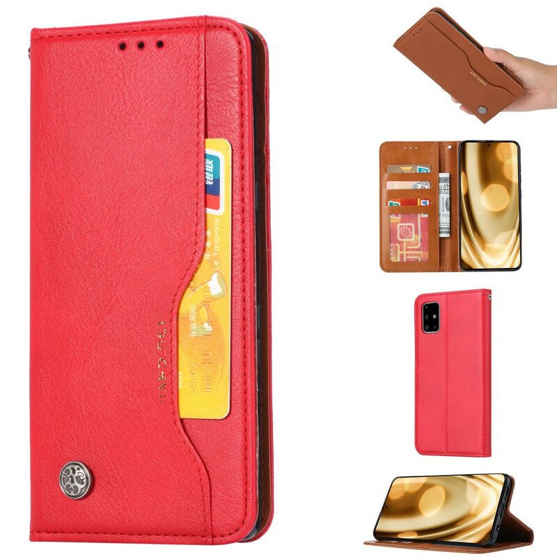 Folio Cover Samsung Galaxy Note 20 Ultra Custodia in pelle Portacarte In Ecopelle