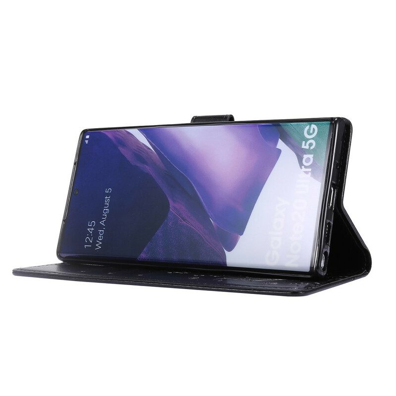 Folio Cover Samsung Galaxy Note 20 Ultra Farfalle Al Vento