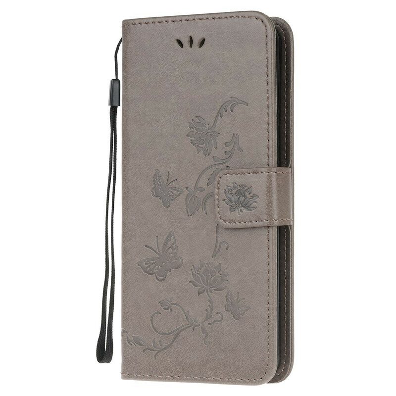 Folio Cover Samsung Galaxy Note 20 Ultra Perizoma Farfalle E Fiori