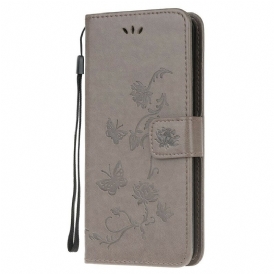 Folio Cover Samsung Galaxy Note 20 Ultra Perizoma Farfalle E Fiori