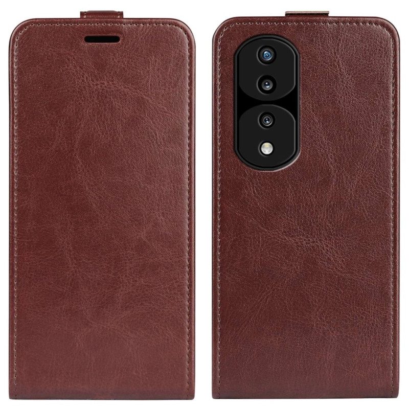 Custodia in pelle Honor 70 Folio Cover Pieghevole