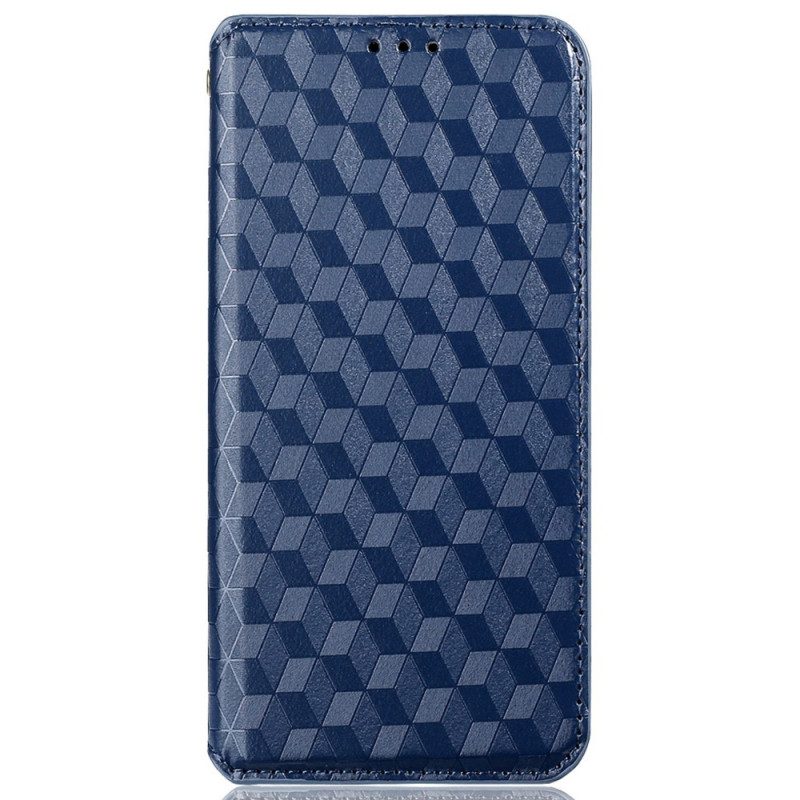 Folio Cover Honor 70 Custodia in pelle Cubi 3d