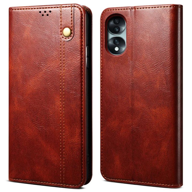 Folio Cover Honor 70 Custodia in pelle Ecopelle Cerata