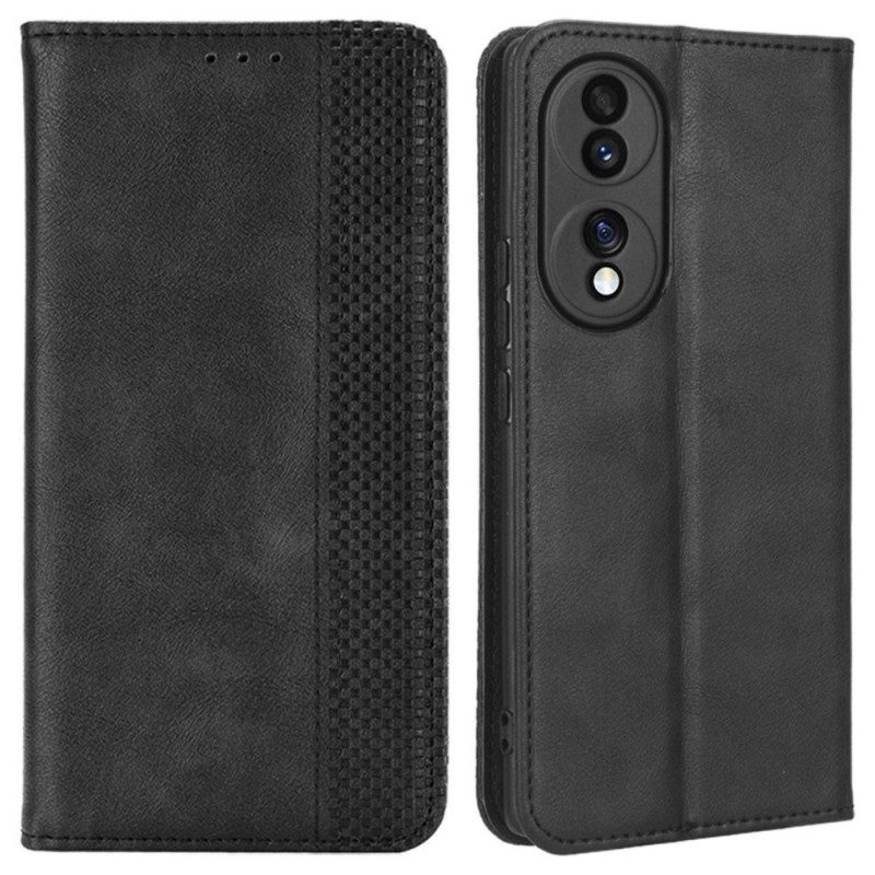 Folio Cover Honor 70 Custodia in pelle Elegante