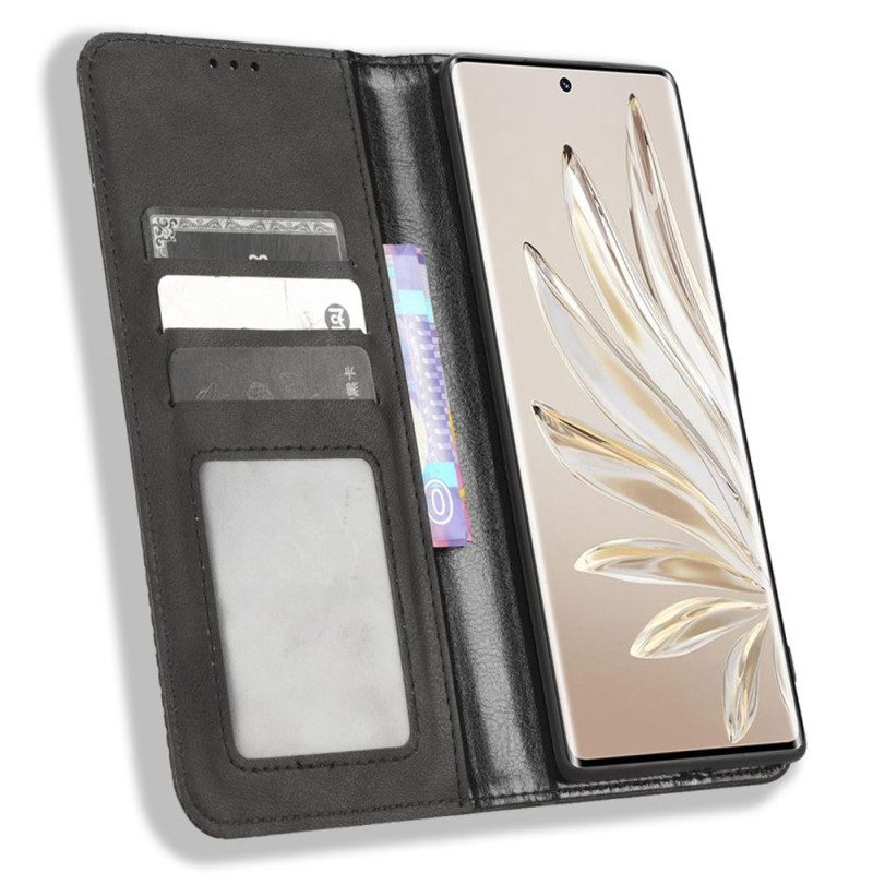 Folio Cover Honor 70 Custodia in pelle Elegante