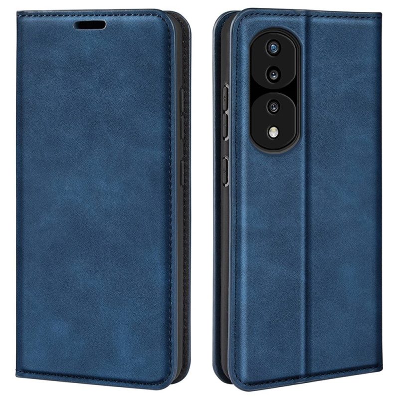 Folio Cover Honor 70 Custodia in pelle Morbidezza Al Tatto