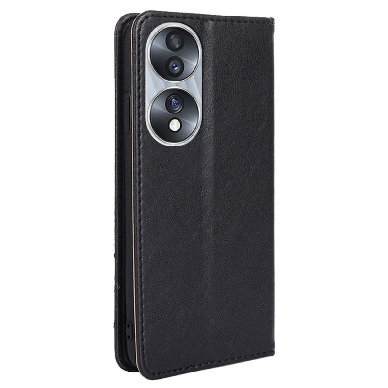 Folio Cover Honor 70 Custodia in pelle Rivetti Decorativi