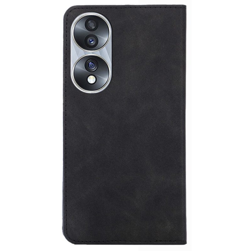 Folio Cover Honor 70 Custodia in pelle Tocco Di Pelle