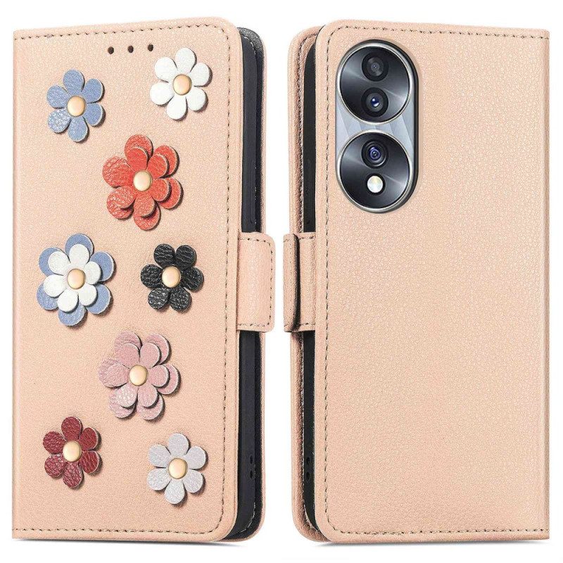 Folio Cover Honor 70 Fiori 3d