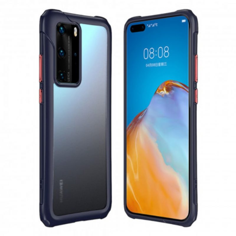 Cover Huawei P40 Design Leeu Opaco Trasparente