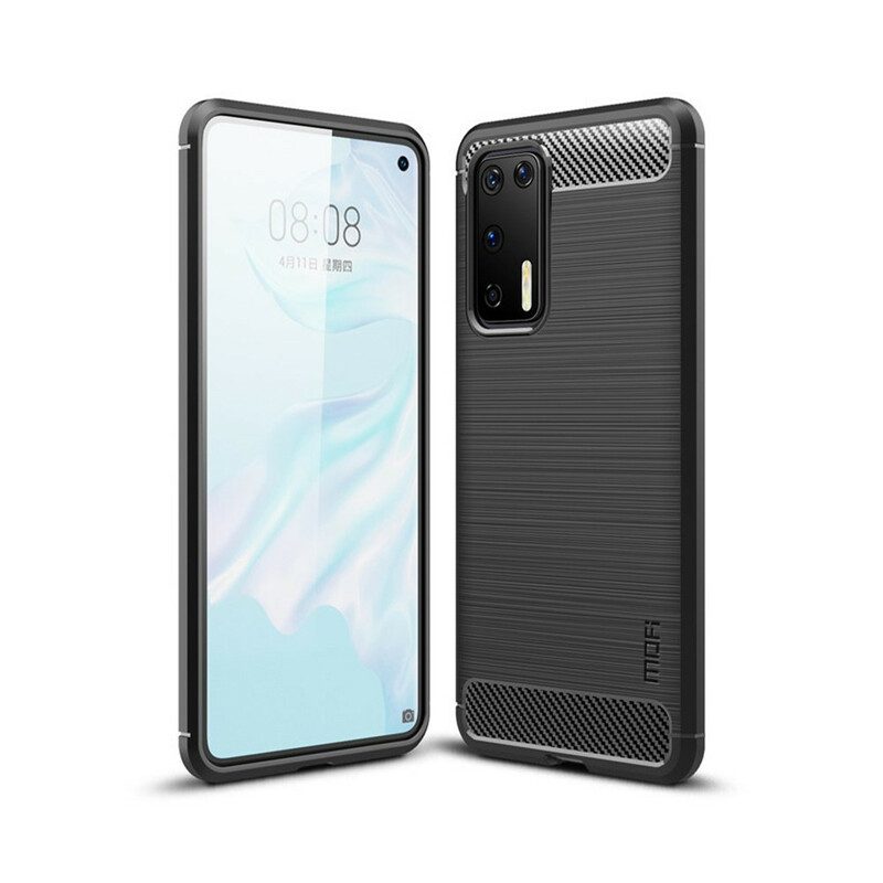 Cover Huawei P40 Fibra Di Carbonio Spazzolata Mofi