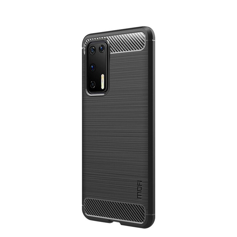 Cover Huawei P40 Fibra Di Carbonio Spazzolata Mofi