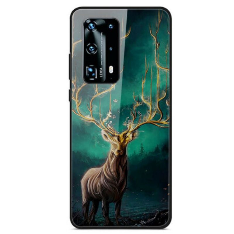 Cover Huawei P40 Re Dei Cervi In Vetro Temperato