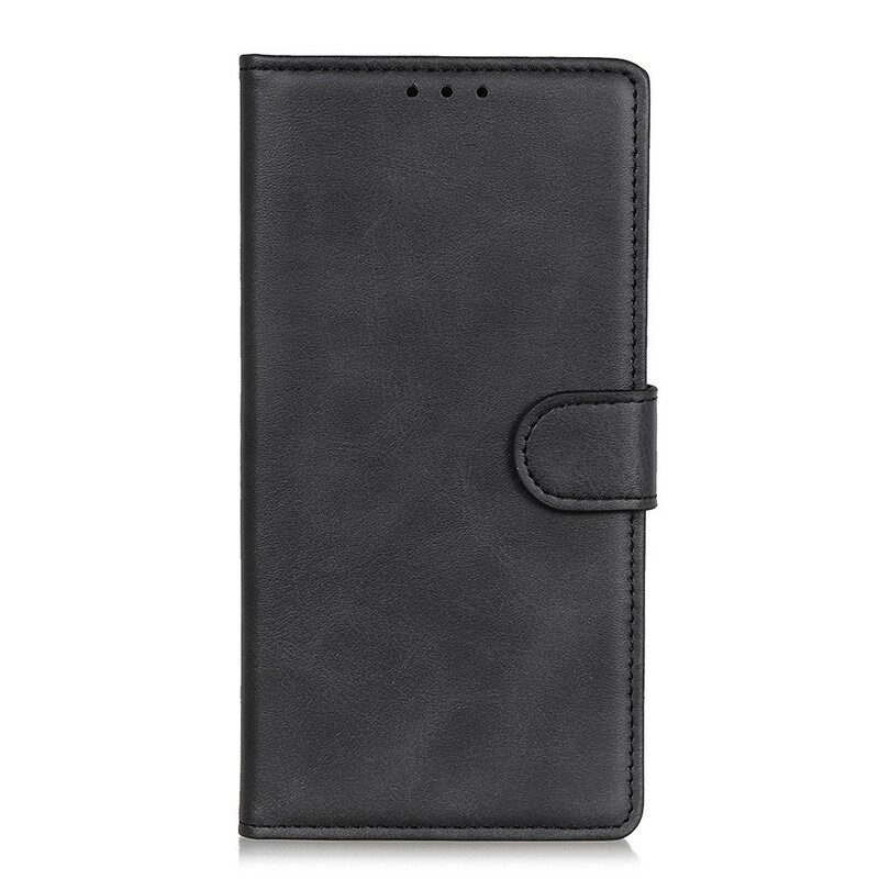 Custodia in pelle Huawei P40 Effetto Pelle Opaca Premium