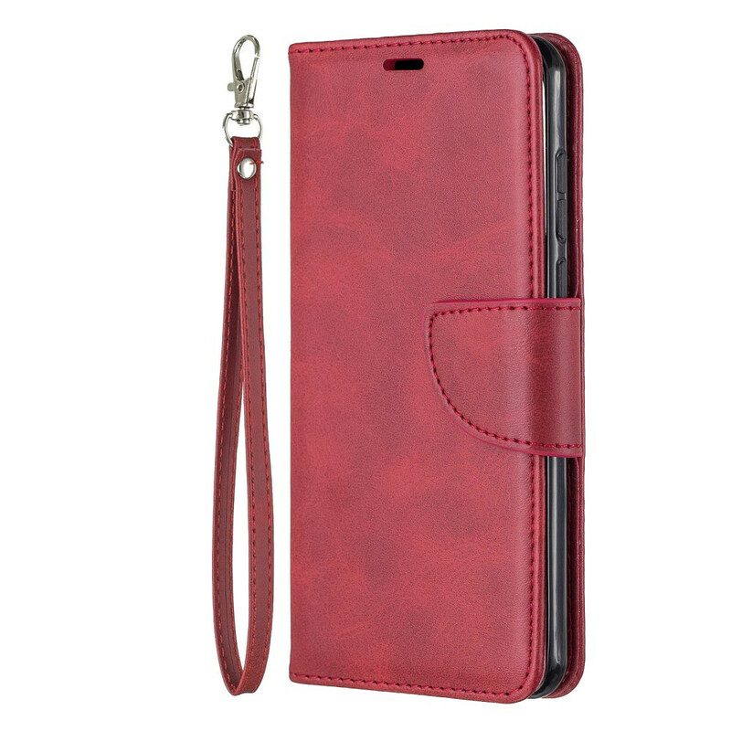 Custodia in pelle Huawei P40 Folio Cover Lembo Liscio Obliquo